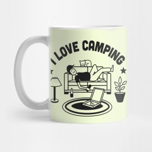 I Love Camping Mug